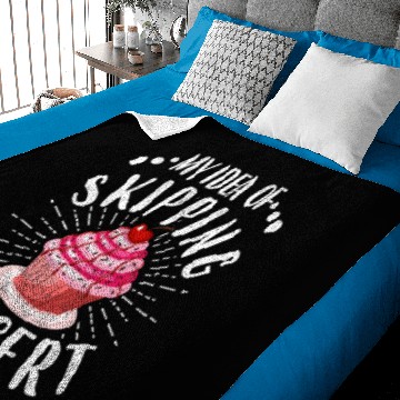 Discover Hilarious Skipping Cupcake Dessert Baby Blankets