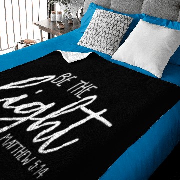 Discover Be the Light Matthew 5:14 Baby Blankets