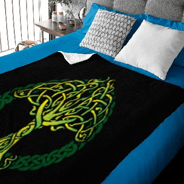 Discover Viking Celtic Knotwork Tree of Life Baby Blankets
