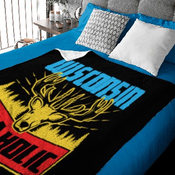 Discover Wisconsin Elkaholic Baby Blankets