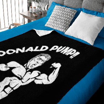Discover Donald pump Baby Blankets