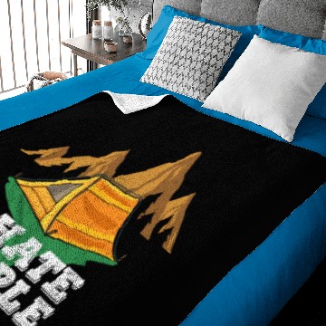 Discover Camping I Hate People Lovers Hiking Funny Gift Baby Blankets