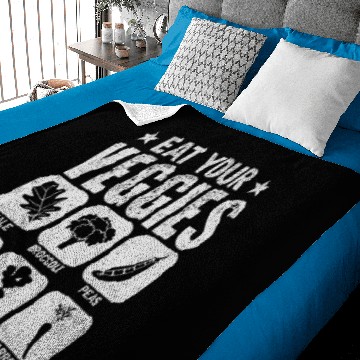 Discover Eat Your Veggies Baby Blankets Vegetable Gift