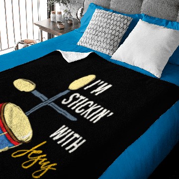 Discover Christian Drummer For Jesus Purcussionist Baby Blankets