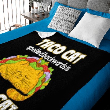 Discover Funny Taco Cat Baby Blankets