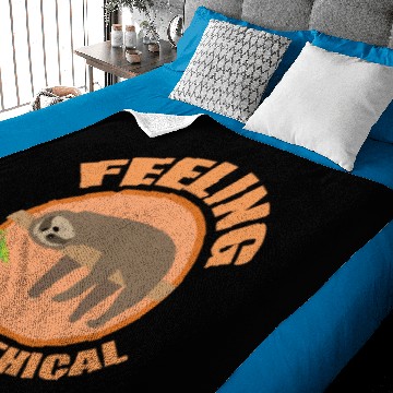 Discover Feeling Philoslothical Sloth Philosophy Design Baby Blankets