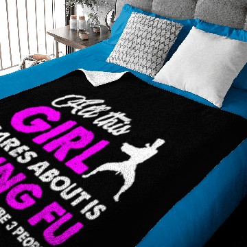 Discover Kung Fu Girl Baby Blankets