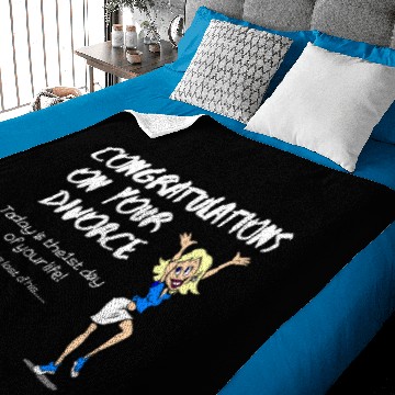 Discover Congratulations on Your Divorce - White Baby Blankets