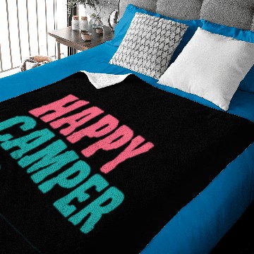 Discover Happy Camper Baby Blankets