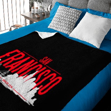 Discover SAN FRANCISCO REDBUBBLE Artboard 1 Baby Blankets