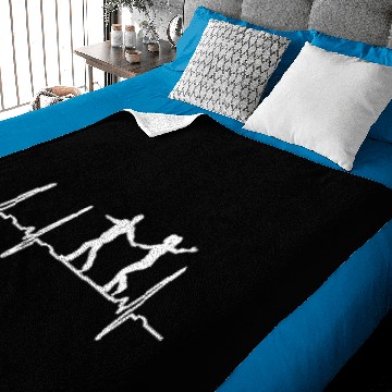 Discover west coast swing heartbeat gift dance Baby Blankets