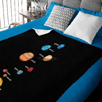 Discover Solar System Baby Blankets