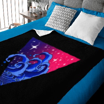 Discover Tibetan Tattoo Wave - Mystical Ocean Baby Blankets