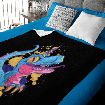 Discover Dino Rainbow Unicorn Baby Blankets