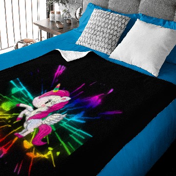 Discover Explosive Unicorn / rainbow Baby Blankets