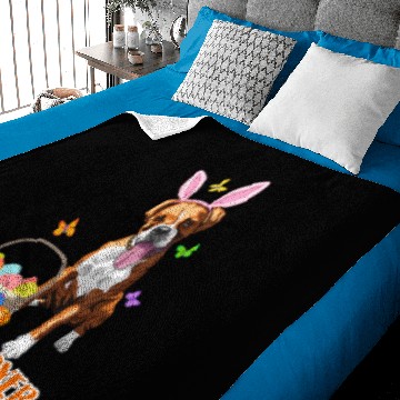 Discover Funny Easter Boxer Baby Blankets Easter Bunny Boxer