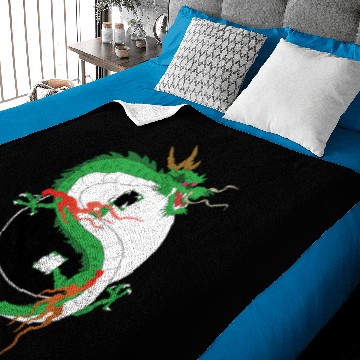 Discover Chinese Dragon - Ying Yang Baby Blankets