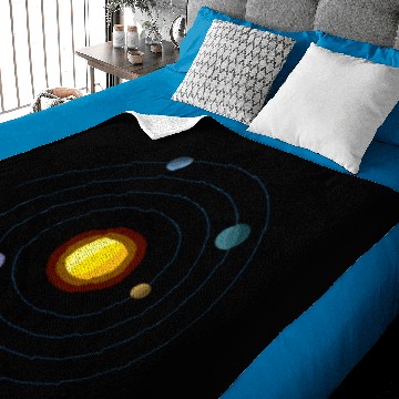 Discover Solar System Baby Blankets