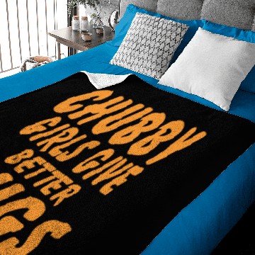 Discover Chubby girls give better hugs family love girlfrie Baby Blankets