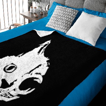 Discover Cat Skull funny Baby Blankets