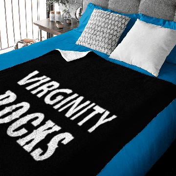 Discover Virginity Rocks Baby Blankets