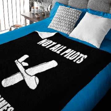 Discover Glider Pilot Design - Not All Pilots Need Engines Baby Blankets