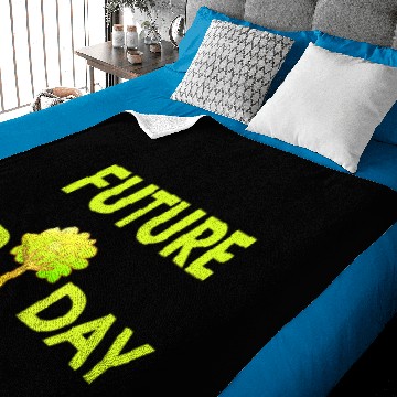 Discover Future Friday Environment Protest carbondioxide Baby Blankets