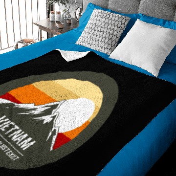 Discover Vietnam mountains Baby Blankets