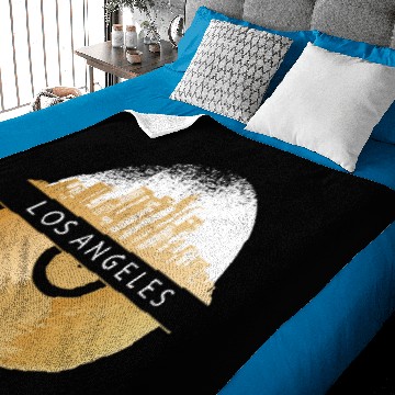 Discover Los Angeles Music Baby Blankets