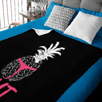 Discover Pineapple Slut Baby Blankets