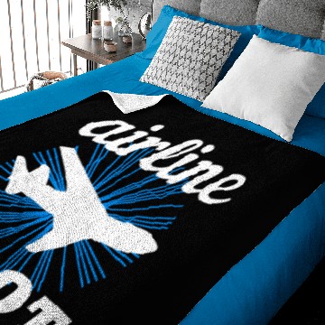 Discover Funny airline Pilot quote gift Baby Blankets