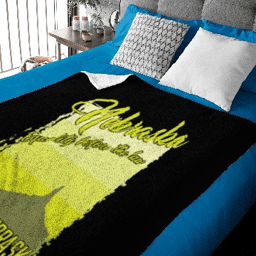 Discover Nebraska state gift Baby Blankets