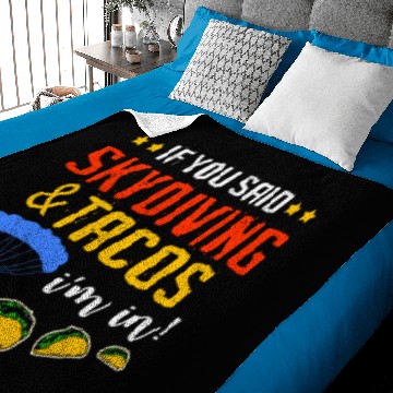 Discover Skydiving Baby Blankets