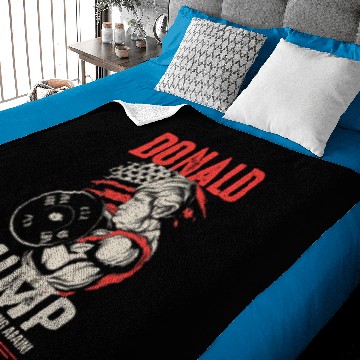 Discover Donald Pump Baby Blankets