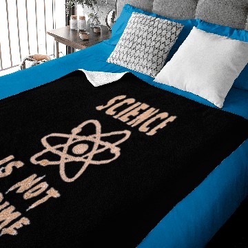 Discover Slogan Science is not a crime with atom Baby Blankets