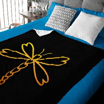 Discover Dragonfly Heart Baby Blankets