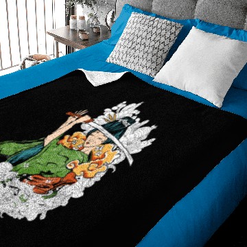 Discover Geisha Katana and Flowers Baby Blankets