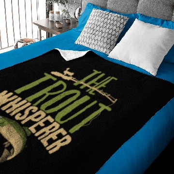 Discover Fishing Trout Whisperer Baby Blankets