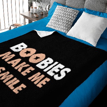 Discover Boobs Boobies Gag Humor Funny Gift Baby Blankets