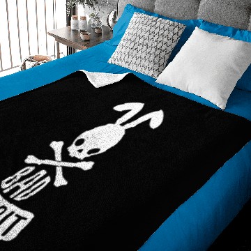 Discover Bad Rabbit Skull Baby Blankets