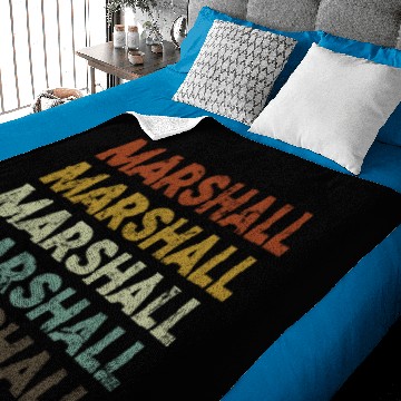 Discover Retro Marshall Wisconsin Baby Blankets