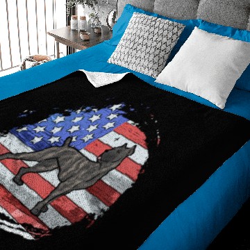 Discover Cane Corso Flag Cutout - Crop Brindle Baby Blankets