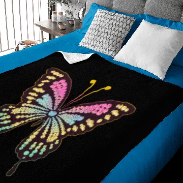 Discover Flip Sequin Butterfly style Baby Blankets