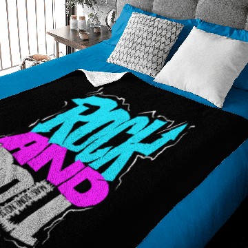 Discover rock and roll Baby Blankets