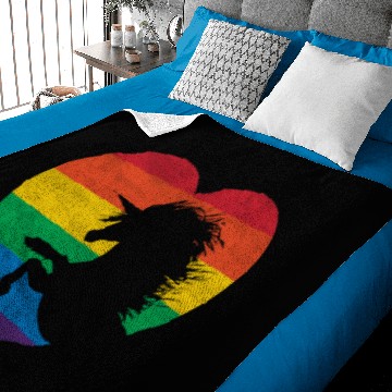 Discover Rainbow Unicorn Baby Blankets