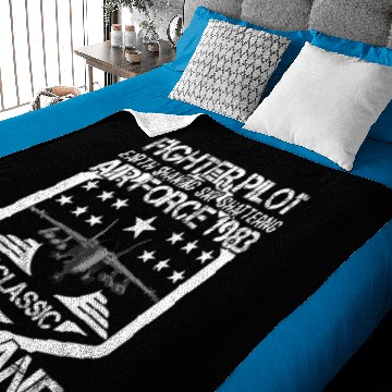 Discover Jet Fighter Pilot Air Force Aircraft Baby Blankets