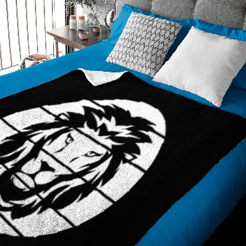 Discover Lion wilderness Baby Blankets