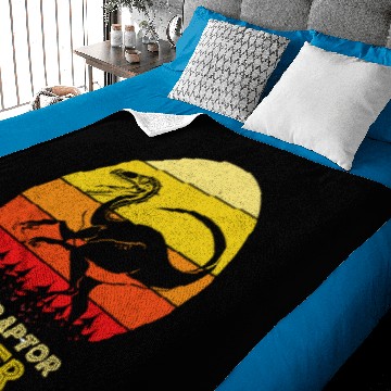 Discover Velociraptor Baby Blankets