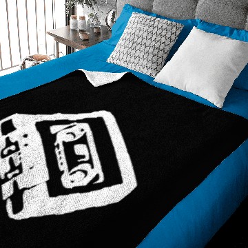 Discover magnet cassette tape retro design Baby Blankets
