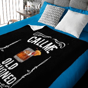 Discover FUNNY WHISKEY BOURBON BRANDY CALL ME OLD Baby Blankets